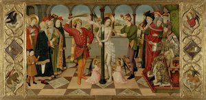 The Flagellation of Christ by Jaume Huguet