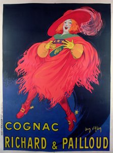 c. 1930 France advertising postcard for Richarpailloud Cognac