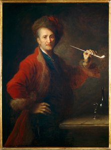 Portrait of a Man in Polish Clothing, a Pipe in His Hand