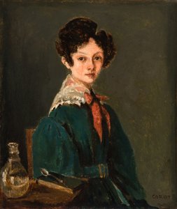 Mme Lemaistre, née Blanche Sennegon, Niece of Corot by Jean-Baptiste-Camille Corot