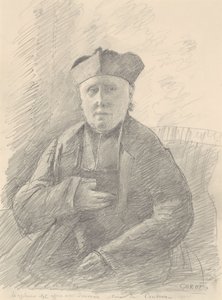 Portrait of Abbé Jouveau by Jean-Baptiste-Camille Corot