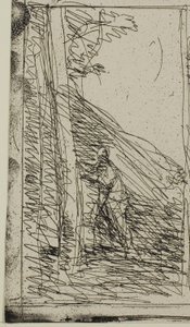 Scrawl by Jean-Baptiste-Camille Corot
