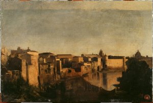 The Tiber in Rome, between 1856 and 1862 by Jean Baptiste Carpeaux