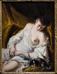 A Sleeping Woman or The Watchful Fidelity by Jean-Baptiste Deshays