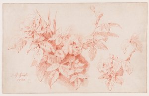 Roses by Jean-Baptiste Huet