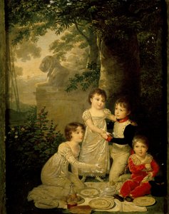 Four sons of Joachim Murat and Caroline Bonaparte