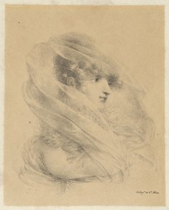 Portrait of Mademoiselle Ledieu by Jean-Baptiste Isabey