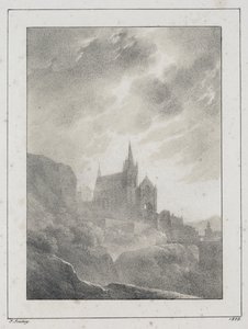 The Cathedral by Jean-Baptiste Isabey