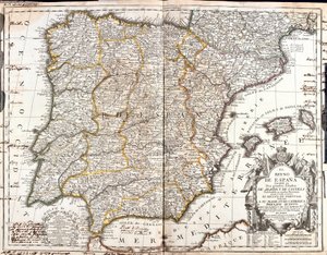 Map of the Kingdom of Spain