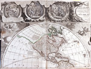 Map of the northern hemisphere