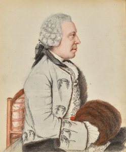 Portrait of Charles Benjamin de Langes de Montmirail, Baron de Lubières (recto); Portrait of Charles Benjamin de Langes de Montmirail, Baron de Lubières (verso) by Jean-Étienne Liotard