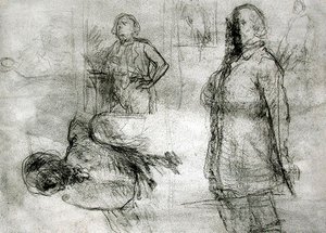 Les Lavandieres by Jean Francois Millet