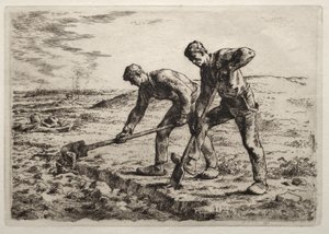 The Diggers by Jean-Francois Millet