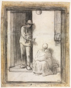 The Sick Child von Jean-Francois Millet