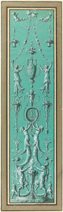 Panel of Arabesques for the Hôtel de Salm, Paris by Jean Guillaume Moitte