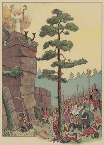 Druids Celebrating a Festival at the Maennelstein, Alsace by Jean Jacques Waltz