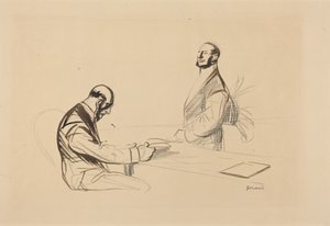 At the Conference by Jean-Louis Forain