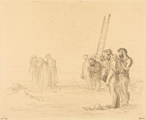 Calvary (first plate) by Jean-Louis Forain