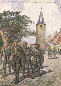 Flanders Front, Gate of Loo (Belgium), 30 July 1917
