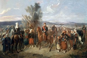 Napoleon III in Algeria by Jean Adolphe Beauce