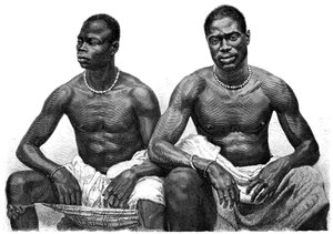 Two men from Assinie, Guinea, c1860-1920