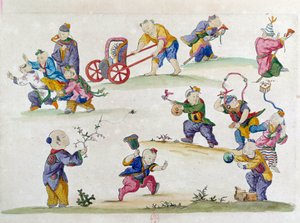 Drawing from a Chinese Vase: Children