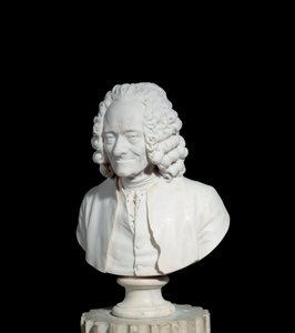 Bust of Francois Marie Arouet de Voltaire by Jean Antoine Houdon