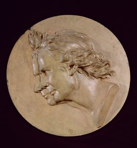 Medallion Depicting Joseph and Etienne Montgolfier by Jean Antoine Houdon