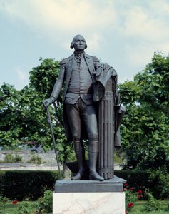 Portrait of George Washington. Sculpture of Jean Antoine Houdon. 18th century. Blearancourt, musee franco-american