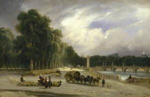 Le Cours-la-Reine, circa 1828