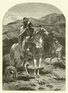 Hare hunting in Algeria with greyhounds by Jean Antoine Valentin Foulquier