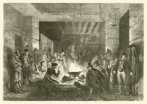 Posada, an Inn in the Sierra Nevada, Spain by Jean Antoine Valentin Foulquier