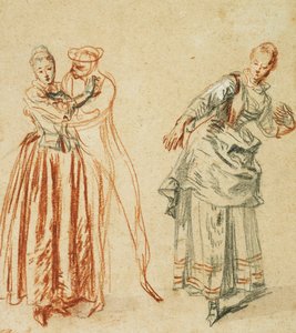 A scene from the commedia dell