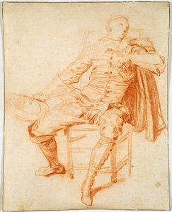 Actor of the Comédie Italienne Crispin by Jean Antoine Watteau