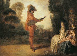 Castor (Enchanter), circa 1713-1714 by Jean Antoine Watteau