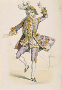 Gallant Farmer, from drawing by Jean Antoine Watteau