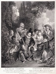 Le Concert Champetre by Jean Antoine Watteau