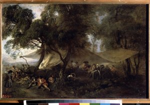 Respite From War by Jean Antoine Watteau