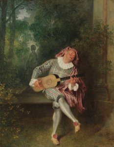 Mezzetin, ca. 1718-20 by Jean Antoine Watteau