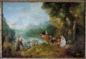 Pilgrimage to the Isle of Cythera by Jean Antoine Watteau