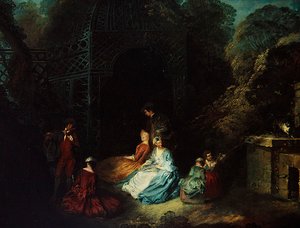 The Flutist by Jean Antoine Watteau