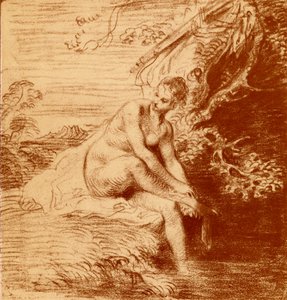 The Bath of Diana by Jean Antoine Watteau