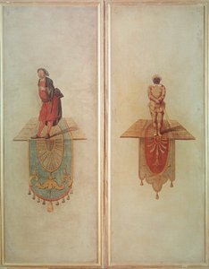 Pantalon and Harlequin by Jean Antoine Watteau