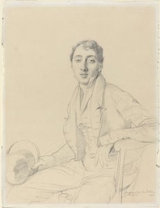 Dr. Louis Martinet by Jean Auguste Dominique Ingres
