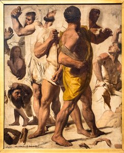 Study for the Martyrdom of Saint Symphorien: Lictor from Behind by Jean Auguste Dominique Ingres