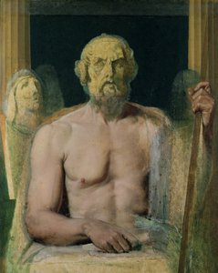 Homer, study for The Apotheosis of Homer, 1826-27 by Jean Auguste Dominique Ingres