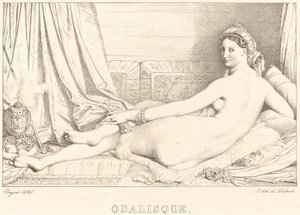 Odalisque by Jean Auguste Dominique Ingres