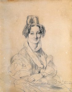 Portrait of Madame Hittorff by Jean Auguste Dominique Ingres