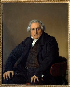 Portrait of Monsieur Louis Francois Bertin (1766-1841) Called Bertin the Elder, Founder of the Journal des Debats. Painting by Jean Auguste Dominique Ingres (1780-1867) by Jean Auguste Dominique Ingres