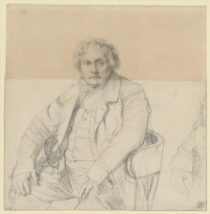 Study for the Portrait of Louis-François Bertin (1766–1841) by Jean Auguste Dominique Ingres